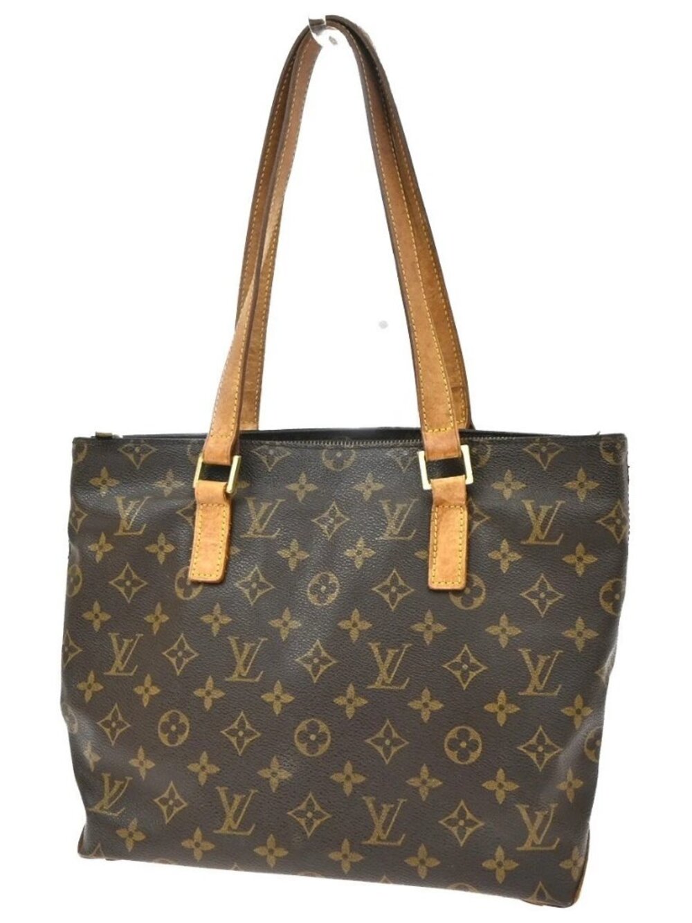 LOUIS VUITTON Cabas Piano Shoulder Bag Monogram Leather Brown M51148 80KD477